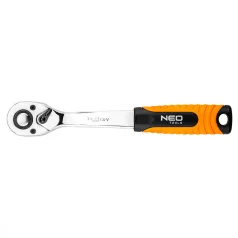 NEO TOOLS Racsnis Hajtókar 3/8"195mm Váltós 72 Fog
