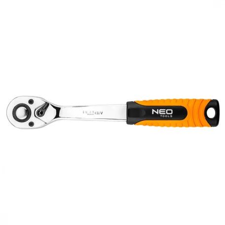 NEO TOOLS Racsnis Hajtókar 3/8"195mm Váltós 72 Fog