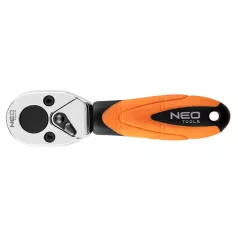 NEO TOOLS Racsnis Hajtókar 1/4"105mm Váltós 48Fog