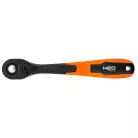 NEO TOOLS Racsnis Hajtókar 1/4"145mm Váltós 72Fog