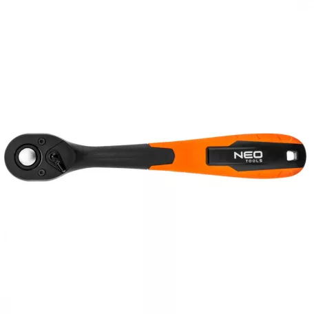 NEO TOOLS Racsnis Hajtókar 1/4"145mm Váltós 72Fog