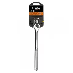 NEO TOOLS Racsnis Hajtókar 1/2"255mm Váltós 48Fog