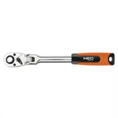 NEO TOOLS Racsnis Hajtókar 1/2" 285mm Csuklós 72F.
