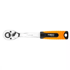 NEO TOOLS Racsnis Hajtókar 1/2"Váltós 195mm 72Fog