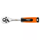 NEO TOOLS Racsnis Hajtókar 1/2"Váltós 255mm 72Fog