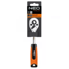 NEO TOOLS Racsnis Hajtókar 1/2"Váltós 255mm 72Fog