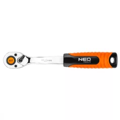 NEO TOOLS Racsnis Hajtókar 1/4" Váltós mm 90Fog
