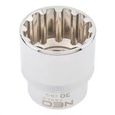 NEO TOOLS Dugókulcs Fej 1/2" 30mm 12P