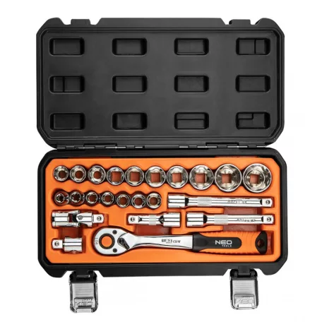 NEO TOOLS Dugókulcs Készlet 23Rész. 1/2" 8-32mm