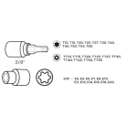 Neo Tools Torx Kulcs Klt. 34R. 3/8" E4-E20,T10-T60