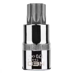 NEO TOOLS Torx 1/2"Imbusz Dugókulcs 6 Szög. T70X55