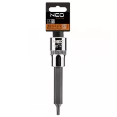 NEO TOOLS Torx 1/2"Imbusz Dugókulcs 6 Szög T20X100