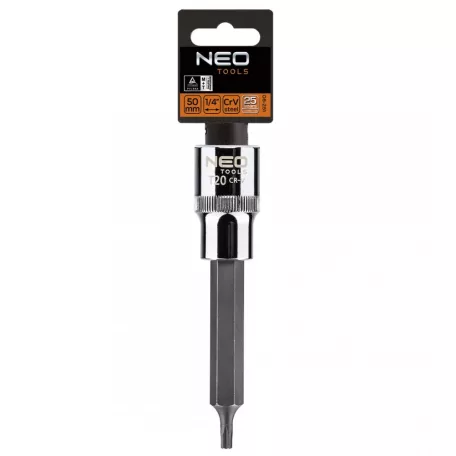 NEO TOOLS Torx 1/2"Imbusz Dugókulcs 6 Szög T20X100