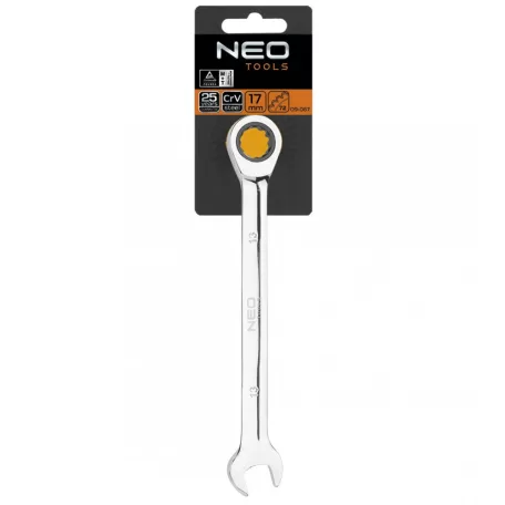 NEO TOOLS Csillag-Villáskulcs Racsnis 10mm