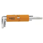 NEO TOOLS Imbuszkulcs Klt. 8R. Gömb 2-10mm
