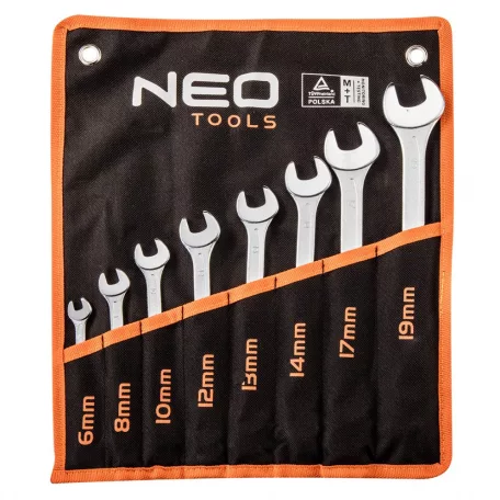 NEO TOOLS Csillag-Villáskulcs Klt. 8R. 6-19mm
