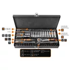 Neo Tools Dugókulcs Készlet 1/4" 63R. 4-14mm-Ig