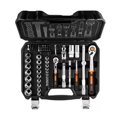 Neo Tools Dugókulcs Készlet 1/2" - 1/4" 73R. Crv