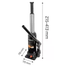 NEO TOOLS Hidraulikus Palackemelő 5T.4,3Kg.215-413 