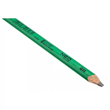 NEO TOOLS Ácsceruza 240mm 4H Tégla-Kerámia Zöld