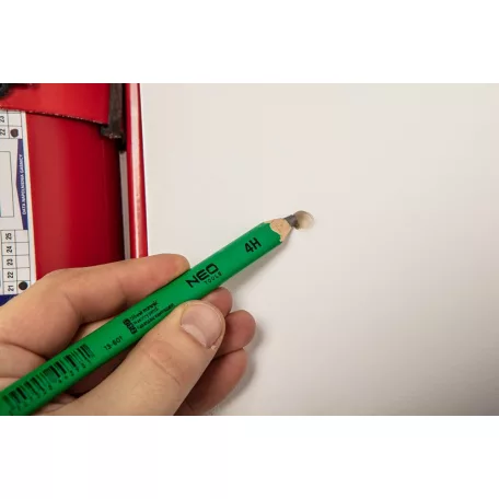 NEO TOOLS Ácsceruza 240mm 4H Tégla-Kerámia Zöld