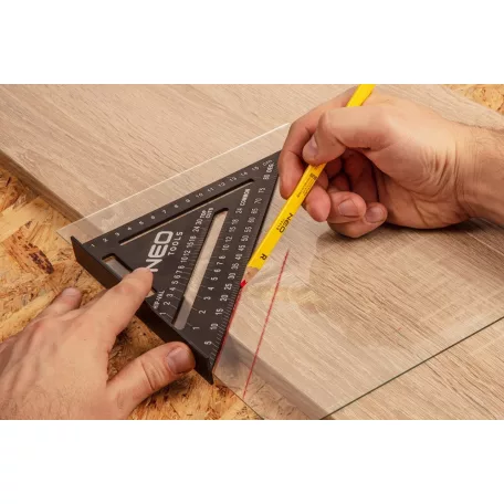 NEO TOOLS Ácsceruza 240mm R Üveg-Csempe Sárga