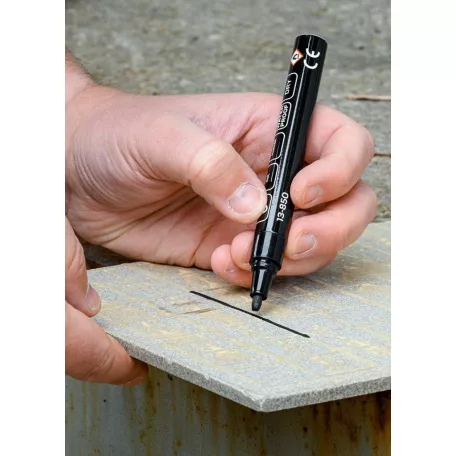 NEO TOOLS Lakkfilc Fekete Vízálló Vastag 4 db/Cs 