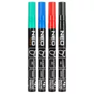 NEO TOOLS Lakkfilc 4 Szin Vízálló Normál 4 db/Cs 