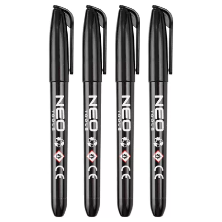 NEO TOOLS Filc Fekete Vízálló 4 db/Cs 