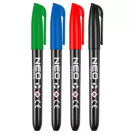 NEO TOOLS Filc 4 Szin Vízálló 4 db/Cs 