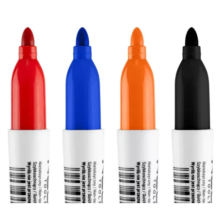 NEO TOOLS Jelölőfilc Mini 4 Szin Vízálló 1 db 