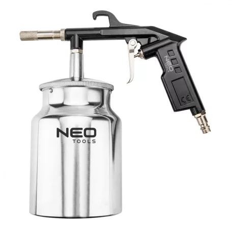 NEO TOOLS Pneumatikus Homokfúvó Pisztoly 1L. M6Bar
