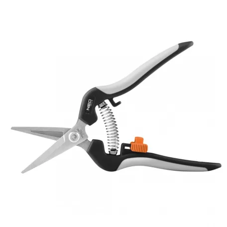 NEO TOOLS Metszőolló 185mm Szüretelő Hegyes M:6mm 