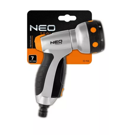 NEO TOOLS Öntözőpisztoly 7 Funkciós Clickes