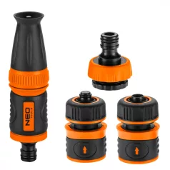 NEO TOOLS Locsolófej Csatlakozókkal 1/2" 4 db