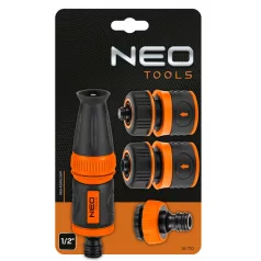 NEO TOOLS Locsolófej Csatlakozókkal 1/2" 4 db