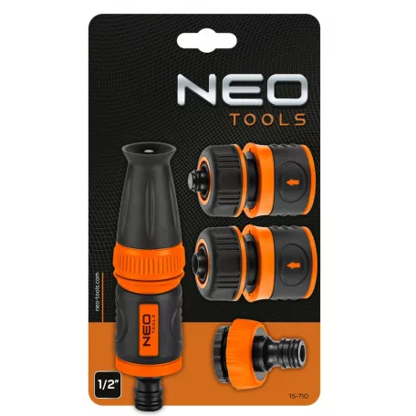 NEO TOOLS Locsolófej Csatlakozókkal 1/2" 4 db