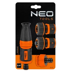 NEO TOOLS Locsolófej Csatlakozókkal 3/4" 4 db