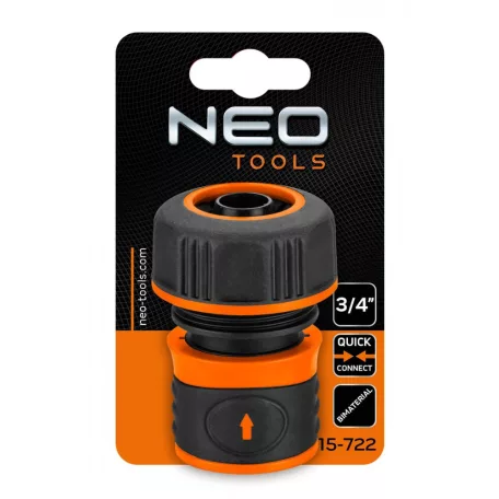 NEO TOOLS Tömlő Csatlakozó 3/4" Két Komp.