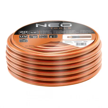 NEO TOOLS Locsolótömlő 20M 1/2" 4Rétegű Economic .