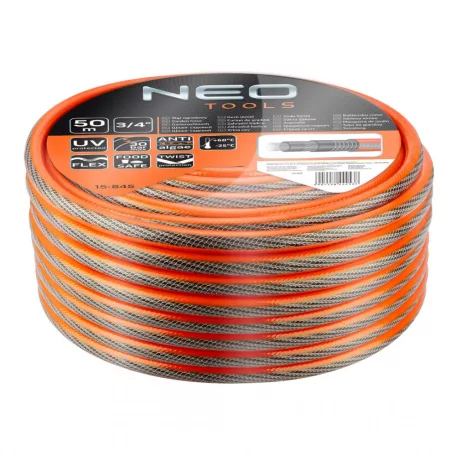 NEO TOOLS Locsolótömlő 50M 3/4" Profi 6Rétegű Prof.