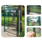 NEO TOOLS Növényház 46*24*80 cm Pvc Fólia-Fém Szerk