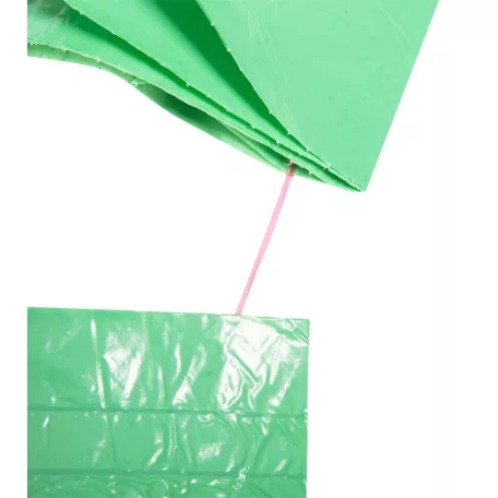 NEO TOOLS Hulladékzsák 60L Zöld Szalagos 10 db/Tek.