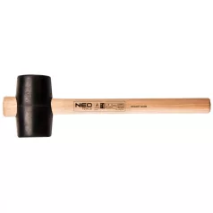 NEO TOOLS Gumikalapács 65mm/425G Fanyelü