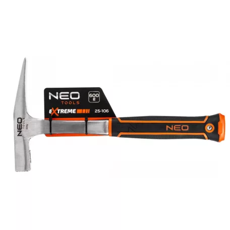 NEO TOOLS Kőműves Kalapács 600 Keskeny Monob.Kétk.