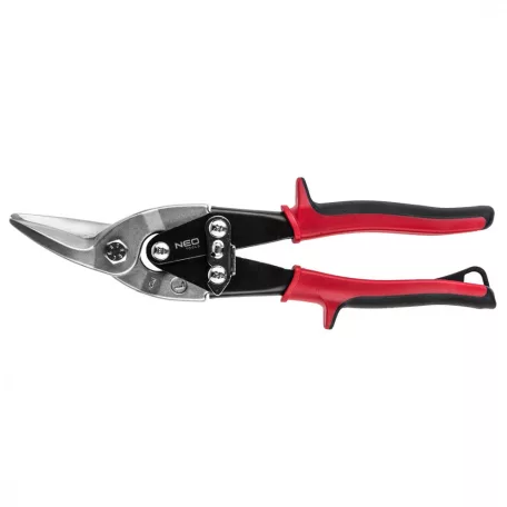 NEO TOOLS Lemezolló 250mm Gumir.Nyéllel Bal