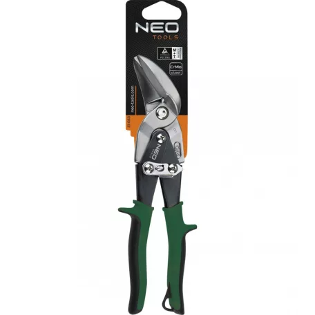 NEO TOOLS Lemezolló 240mm Gumir.Nyéllel Jobb