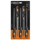 NEO TOOLS Reszelő Klt. 5R. 200/2 Gumir.Nyéllel