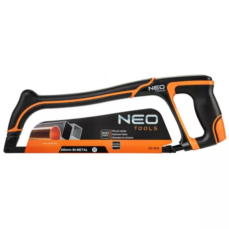 NEO TOOLS Fémfűrész 300mm Gumir.Nyéllel