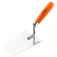 NEO TOOLS Kőműves Kanál 140mm Szögletes Fanyelü